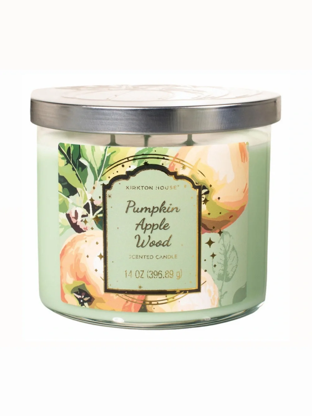 KIRKTON HOUSE Pumpkin Apple Wood Candle Set of 2